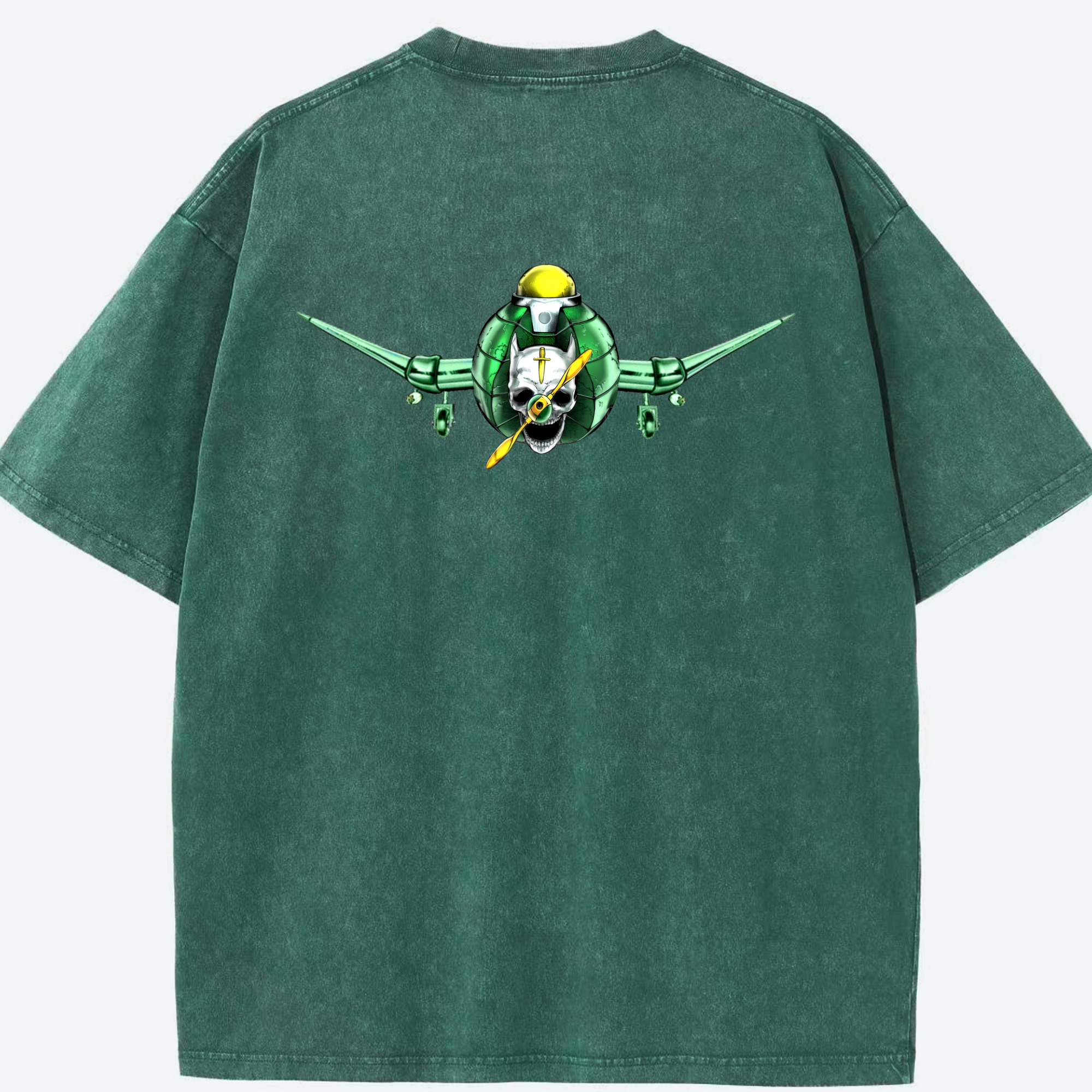 （画像用） ジョジョの奇妙な冒険 ナランチャ?ギルガ JoJo's Bizarre Adventure Narancia Ghirga 綿100% ヴィンテージ風 半袖Tシャツ（背面プリント）